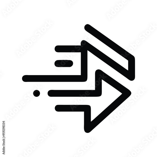 Futuristic Technology Company Logo Stylish Logo Design Vector Illustration for Modern Branding