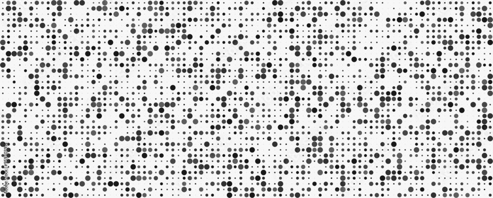 Abstract chaotic pattern of different sized circles. Vector texture dots background. Abstract chaotic pattern of different sized circles. Vector texture dots background.