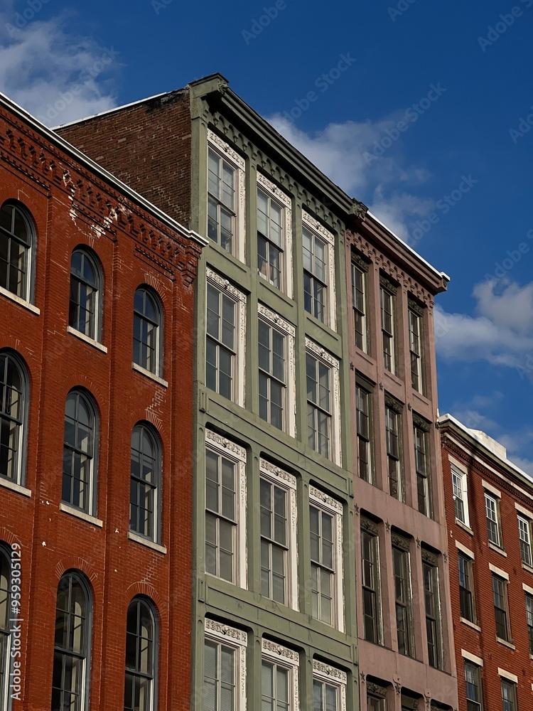 Fototapeta premium Color building