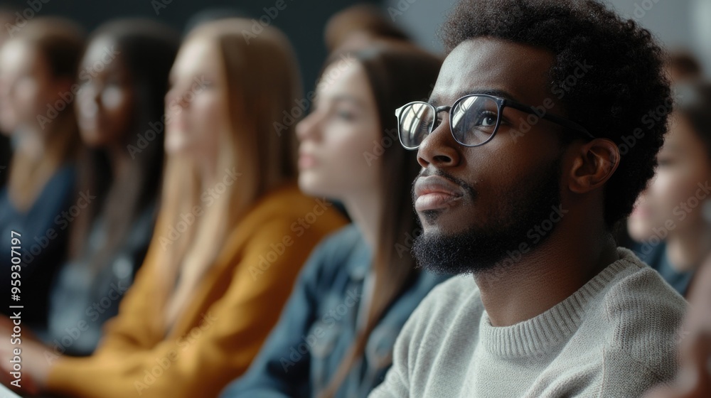 Intellectual Classroom Scene
