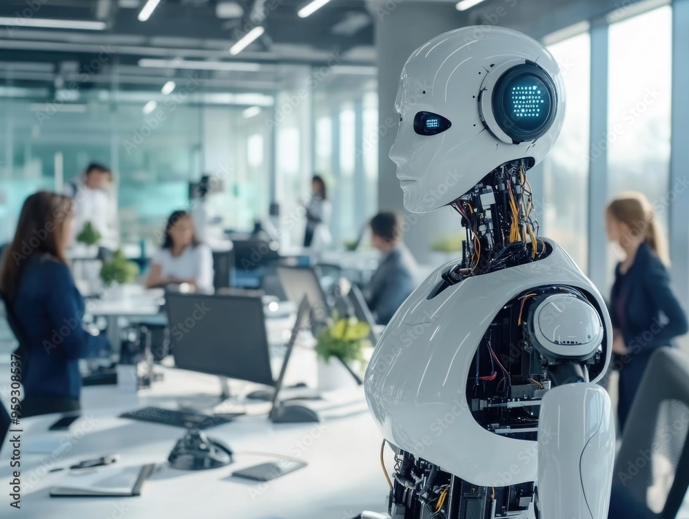 Fototapeta premium Advanced Robotics in the Modern Workplace