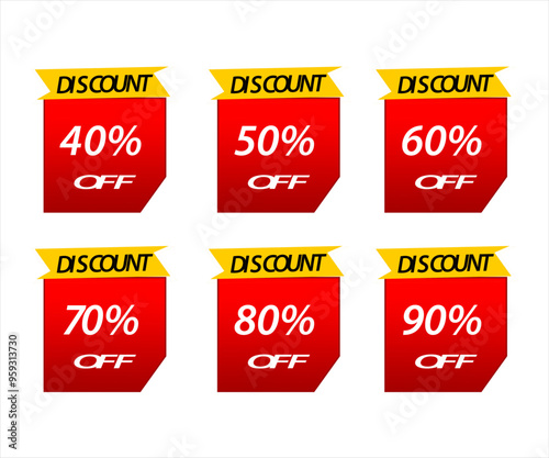 Discount And Special Offer Tag Vector