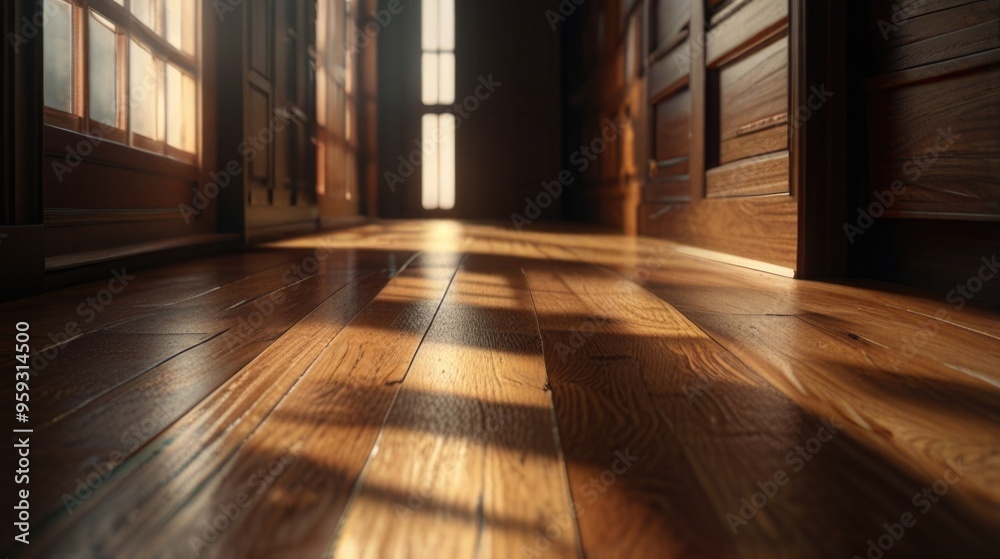 Close up Wood Floor Hallway Close up Wood Floor Hallway