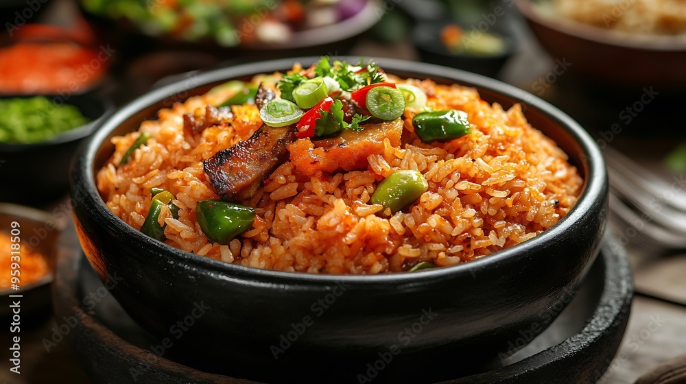 Nasi Kebuli Kebuli Rice is an Indonesian variant of pilaf Kebuli rice was influenced by Arab culture and its origin can be traced to Middle eastern cuisine : Generative AI Nasi Kebuli Kebuli Rice is an Indonesian variant of pilaf Kebuli rice was influenced by Arab culture and its origin can be traced to Middle eastern cuisine : Generative AI
