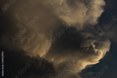 beautiful sky and clouds at sunset