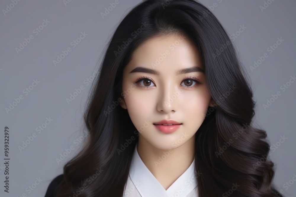 Entrepreneur Woman Posing Professionally in Corporate Environment Entrepreneur Woman Posing Professionally in Corporate Environment