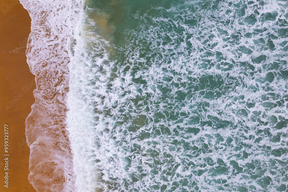 Beautiful sea beach and waves texture in sunny summer day background Beautiful sea beach and waves texture in sunny summer day background