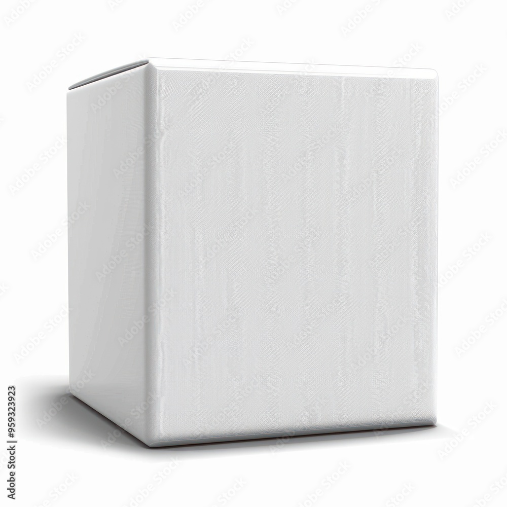 Blank White Box Mockup Blank White Box Mockup