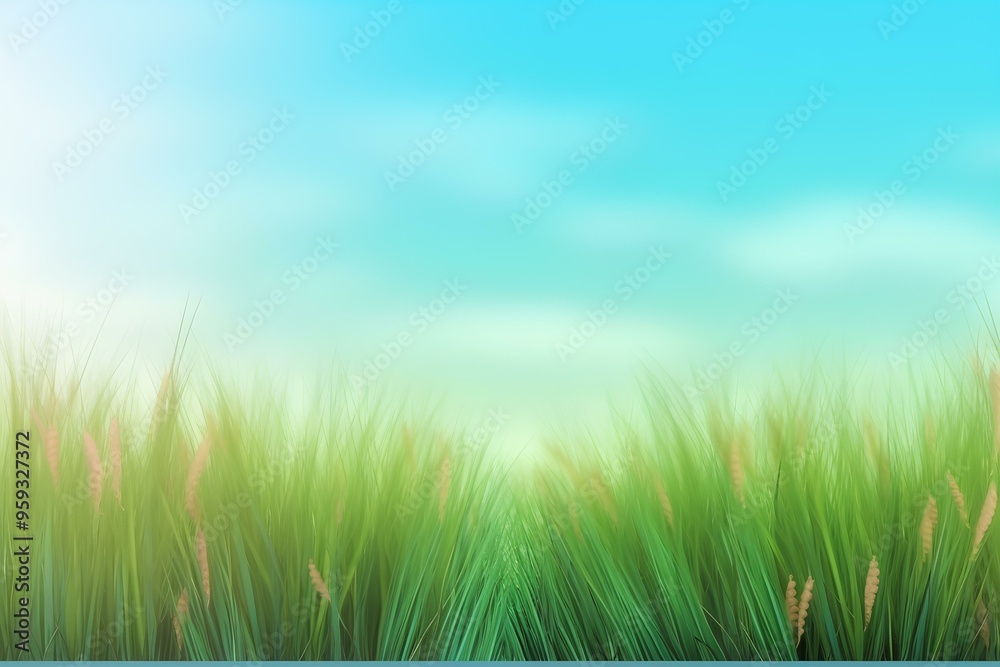grass and sky grass and sky
