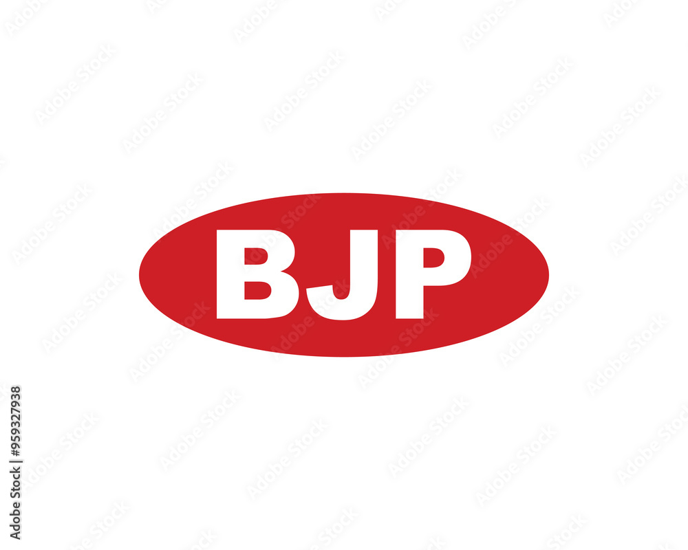 BJP logo design vector template. BJP BJP logo design vector template. BJP