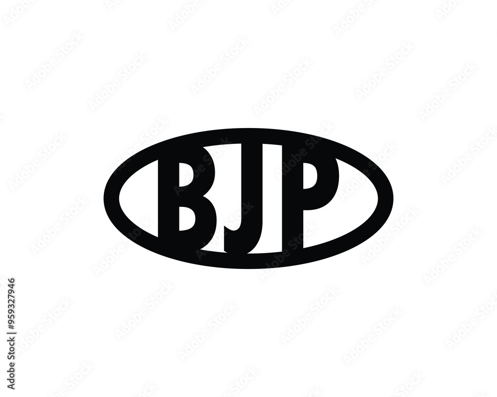 BJP logo design vector template. BJP BJP logo design vector template. BJP