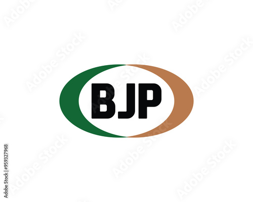 BJP logo design vector template. BJP