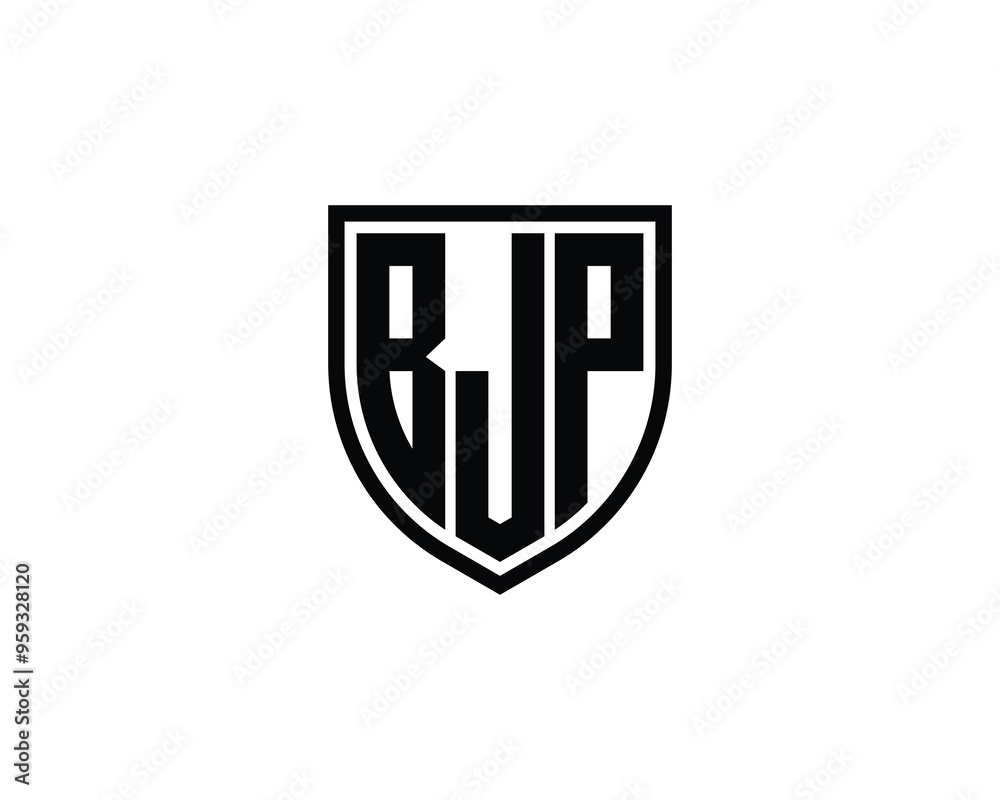 BJP logo design vector template. BJP BJP logo design vector template. BJP