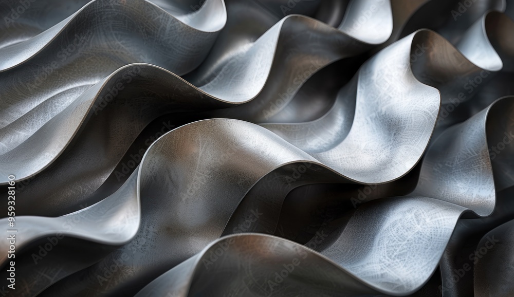 Abstract Metal Waves Abstract Metal Waves