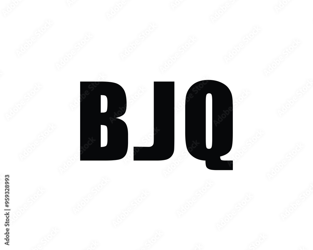 BJQ logo design vector template. BJQ BJQ logo design vector template. BJQ