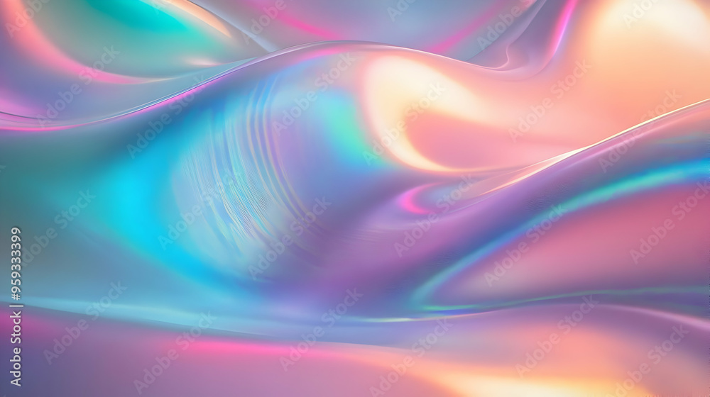 Abstract iridescent background with pink, blue, and purple hues. Abstract iridescent background with pink, blue, and purple hues.