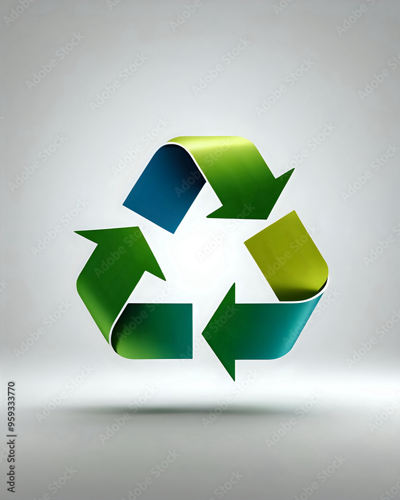 recycle symbol on simple background recycle symbol on simple background