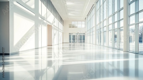 Wallpaper Mural interior of modern hall : Generative AI Torontodigital.ca