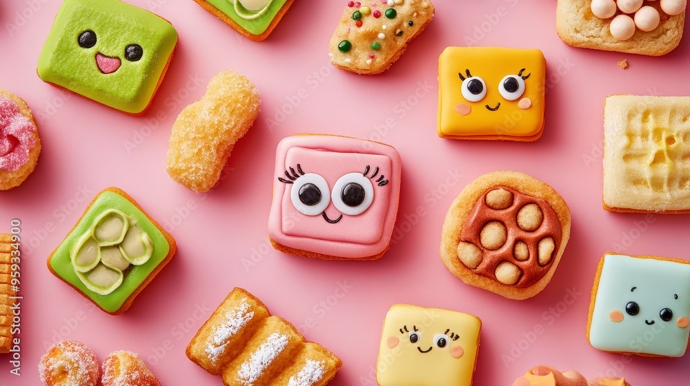 Whimsical Snack Creations: Playful and Cute Design with Charming Exaggerated Features for a Fun and Approachable Look Whimsical Snack Creations: Playful and Cute Design with Charming Exaggerated Features for a Fun and Approachable Look