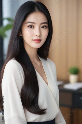 Successful Female Leader Standing in Corporate Environment Free Download Successful Female Leader Standing in Corporate Environment - GFXLoad