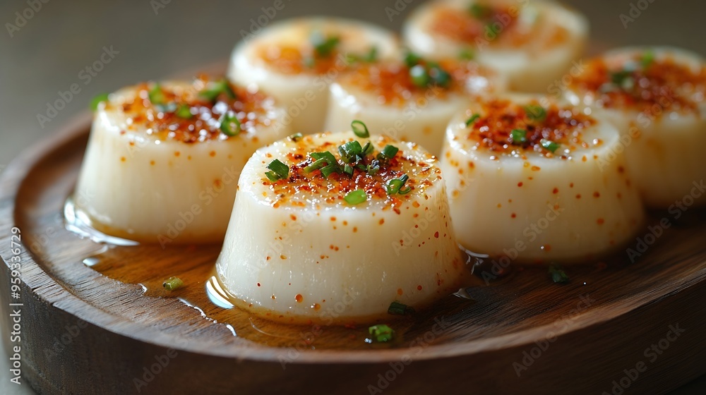 tapioca dadinhos brazilian delicacies with pepper jelly on a wooden base typical Brazilian cuisine coalho cheese dadinhos : Generative AI tapioca dadinhos brazilian delicacies with pepper jelly on a wooden base typical Brazilian cuisine coalho cheese dadinhos : Generative AI
