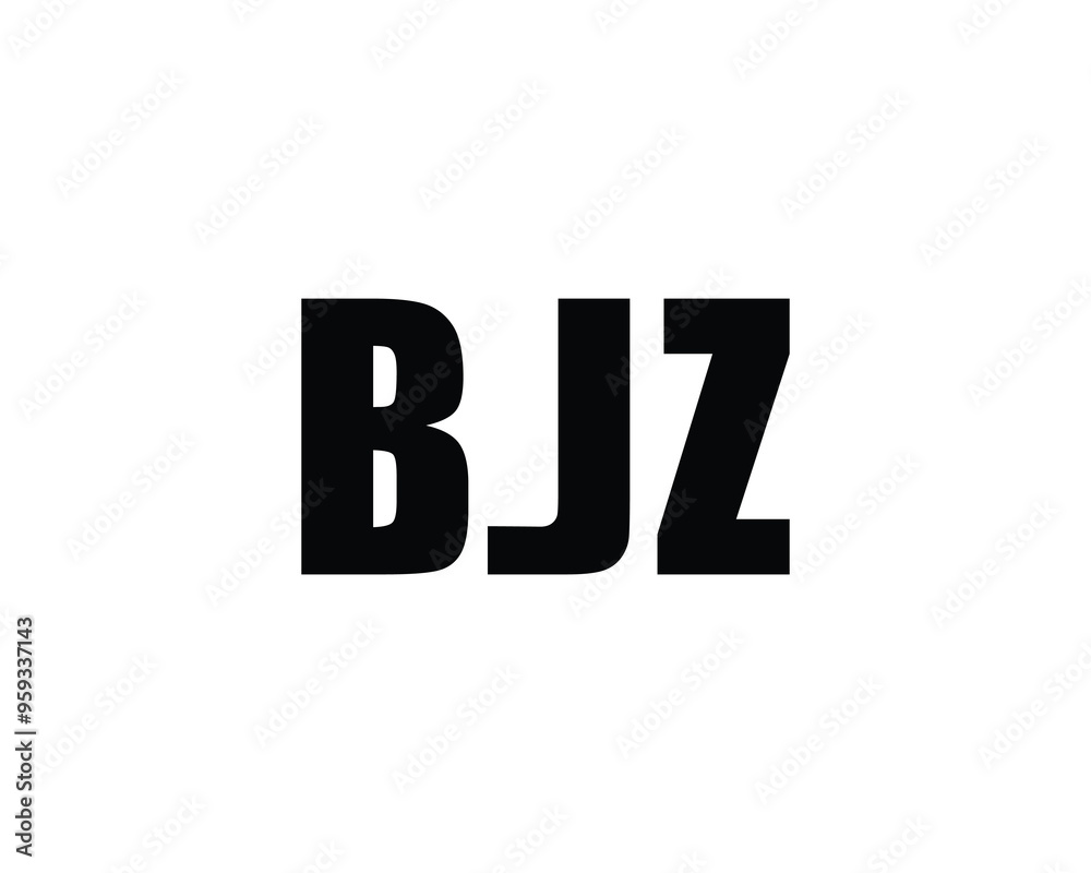 BJZ logo design vector template. BJZ BJZ logo design vector template. BJZ