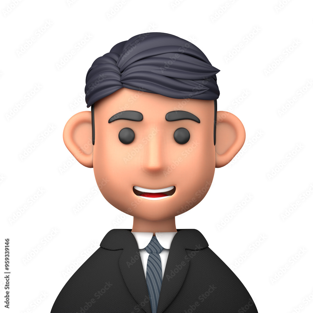 Bussinesman 3D Illustration for uiux, web, app, presentation, etc Bussinesman 3D Illustration for uiux, web, app, presentation, etc