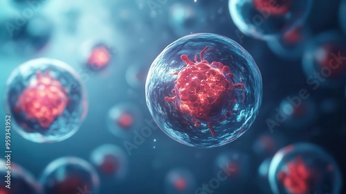 Cells undergoing apoptosis during organismal development, programmed cell death, cellular biology