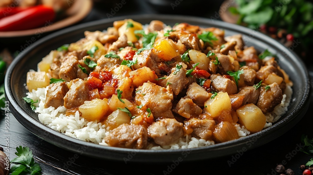 national tatar cuisine kystyby on a plate simple and tasty dish : Generative AI national tatar cuisine kystyby on a plate simple and tasty dish : Generative AI