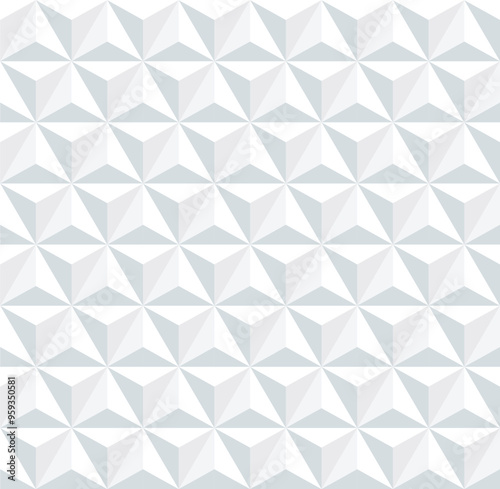 Geometric Wallpaper Pattern With 3D Effect 