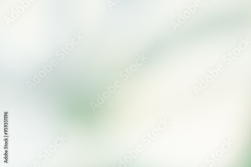 abstract green white background with bokeh, Simple blurry white background with green spots