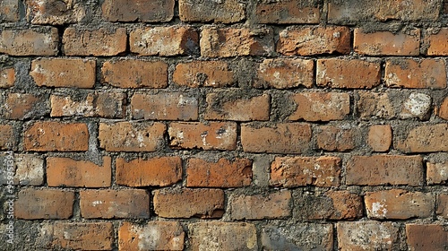 texture pattern of bricks and cement wall in Brazil : Generative AI