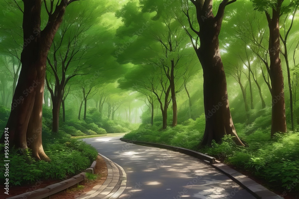 Fototapeta premium path in the forest