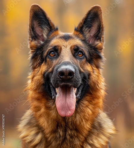 German Shepherd Dog Portrait