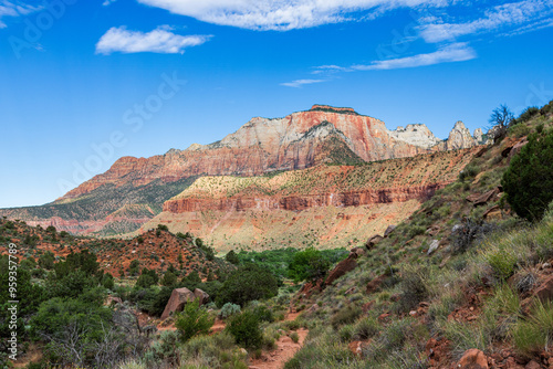 Beautiful Zion from The Watchman Trail.