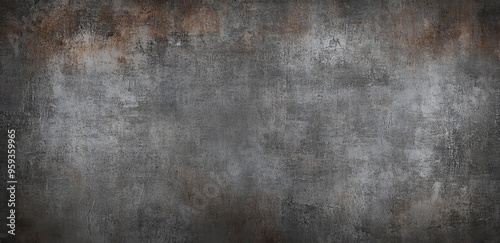 Abstract Grunge Background with Concrete Texture, Grainy Gray and Brown Colors, High-Resolution Cinematic Style