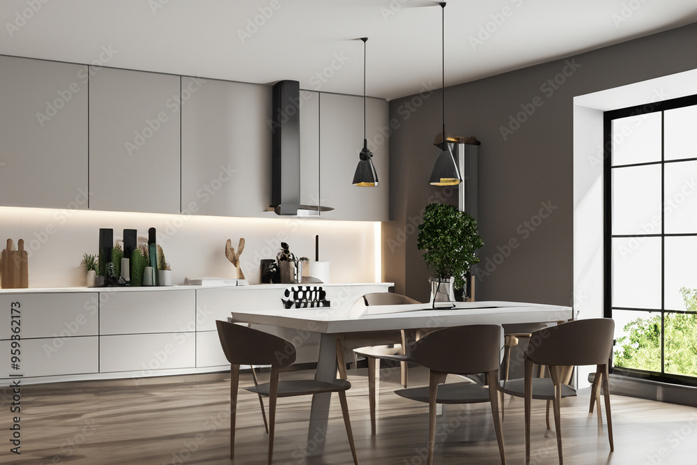 Contemporary Diningroom Interior Contemporary Diningroom Interior