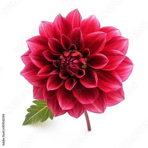 dahlia isolated on white background