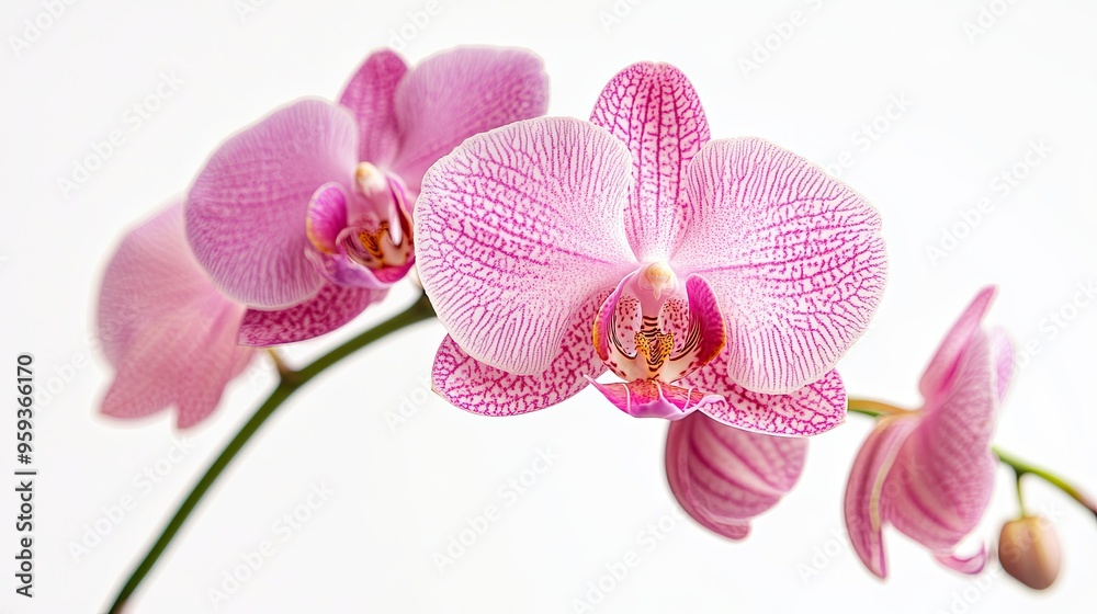 Lily isolated on white background AI Generated Lily isolated on white background AI Generated