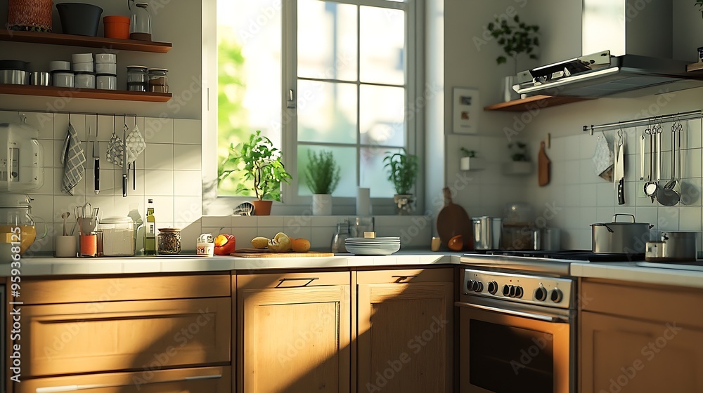 Unmanned kitchen before moving in : Generative AI Unmanned kitchen before moving in : Generative AI