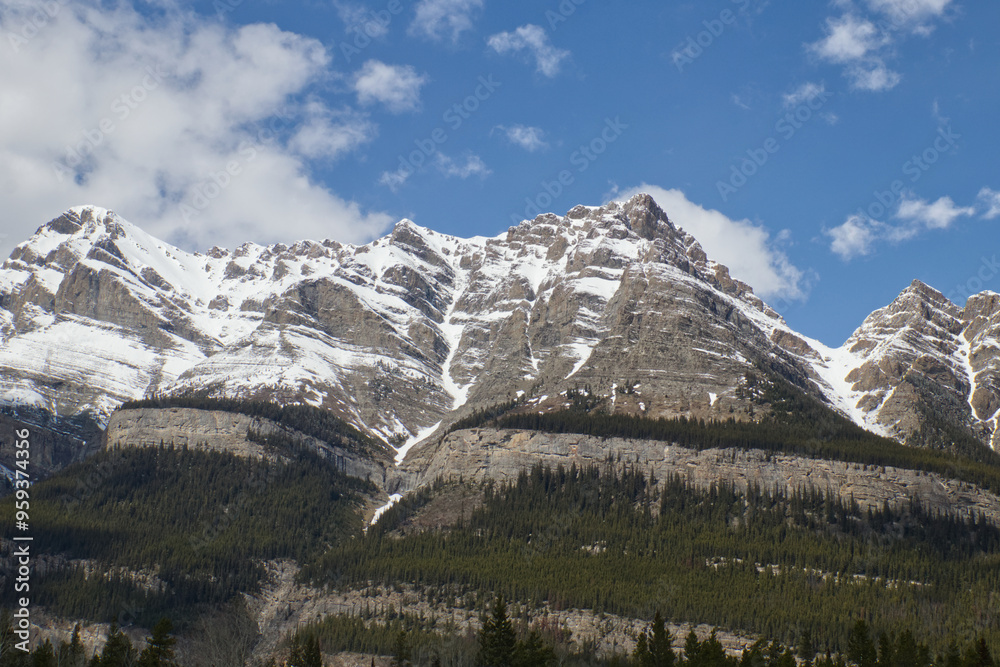 Fototapeta premium Canadian Rockies in the Spring