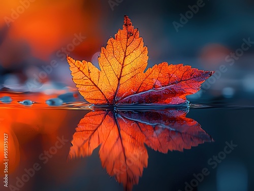 fall equinox autumn reflection photo