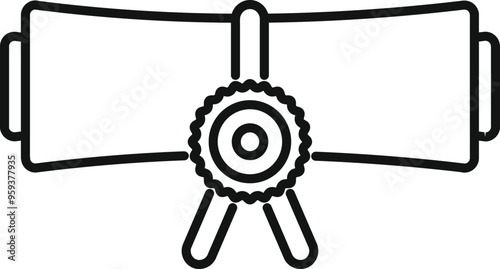 Notary public scroll stamp is confirming a contract or official document