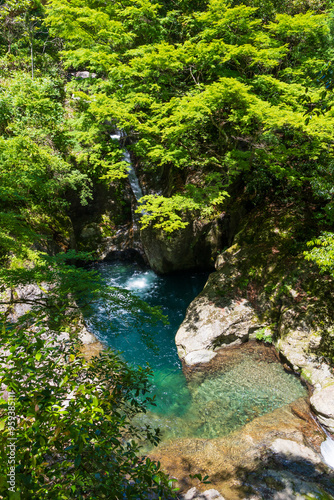 日本の風景・夏　高知　中津渓谷（仁淀ブルー）