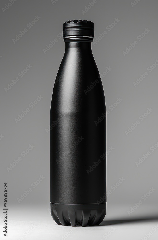 Black Matte Water Bottle Black Matte Water Bottle