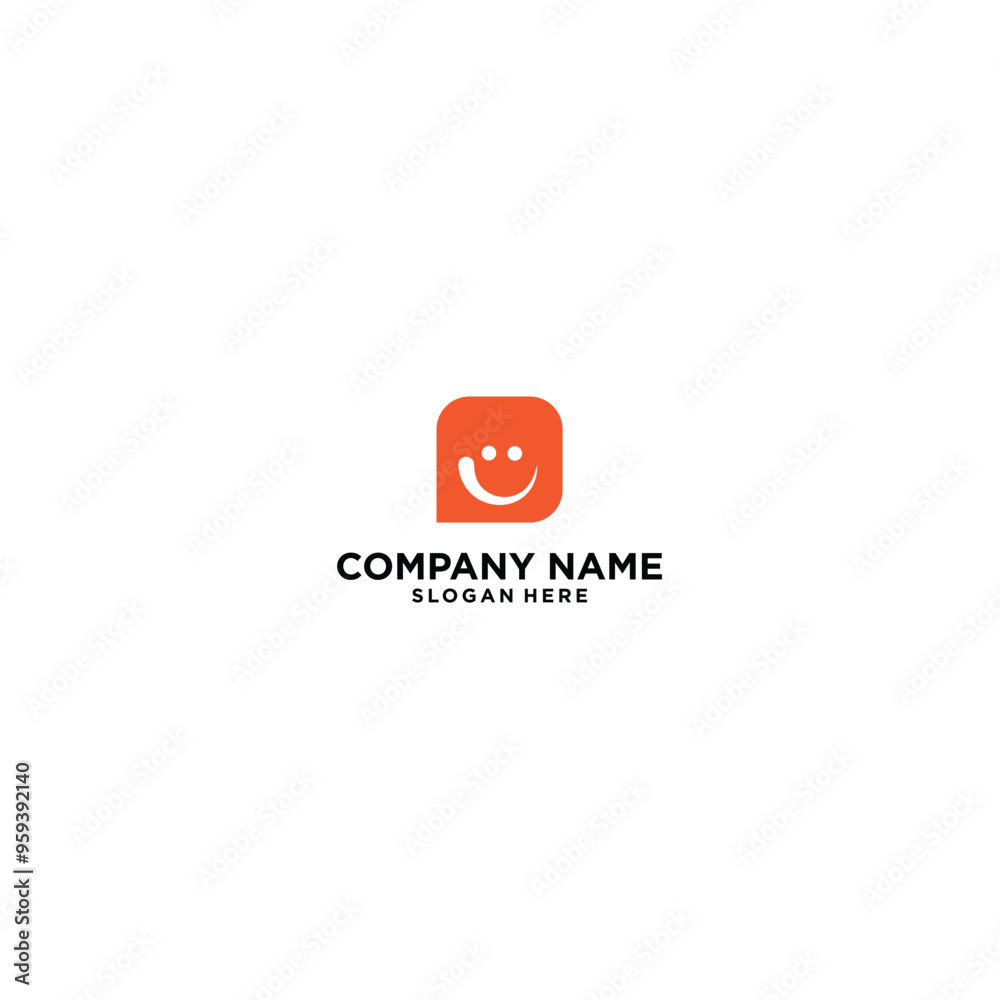 Smile logo design template vector Smile logo design template vector