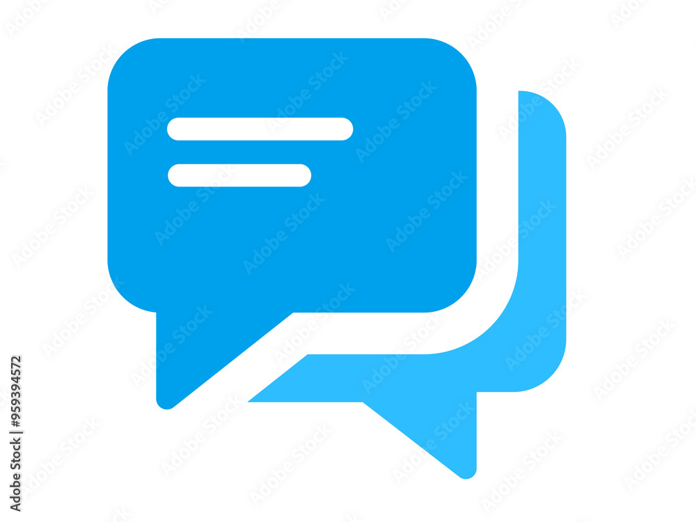 Discussion group.Speech bubble flat icon. Vector sign. Blue pictogram isolated on white. Symbol illustration. Discussion group.Speech bubble flat icon. Vector sign. Blue pictogram isolated on white. Symbol illustration.
