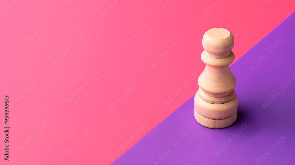 Euro style board game concept isolated on purple and pink background Euro style board game concept isolated on purple and pink background