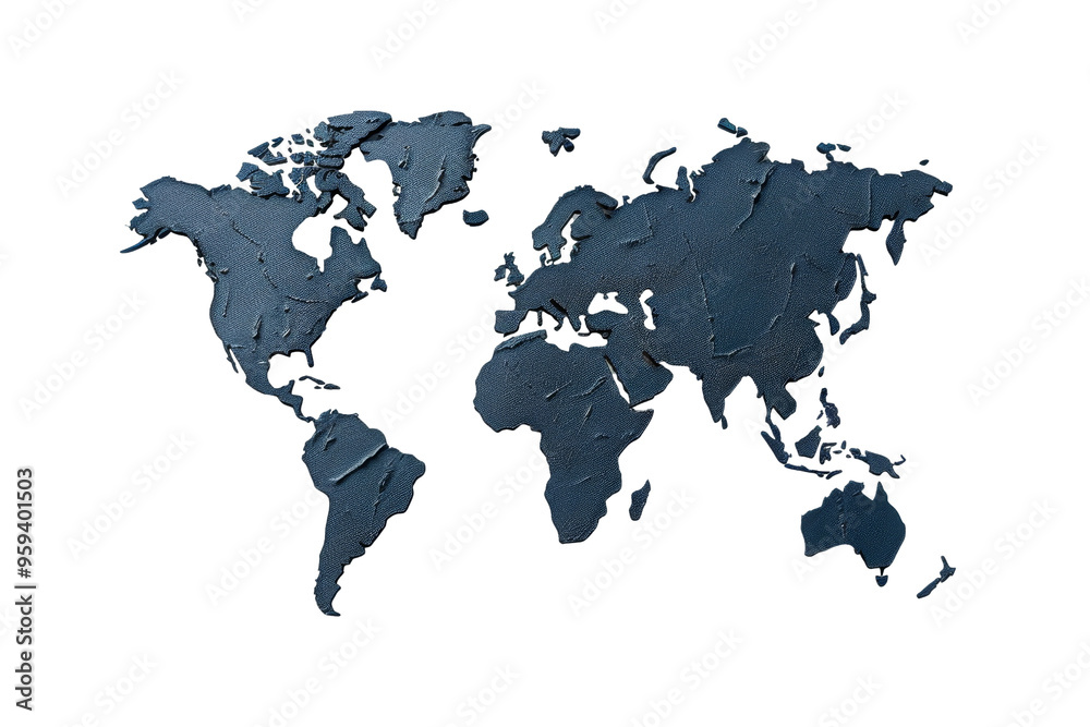Fototapeta premium World Map Textured