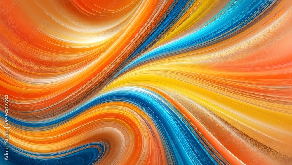 Fototapeta premium abstract background with waves